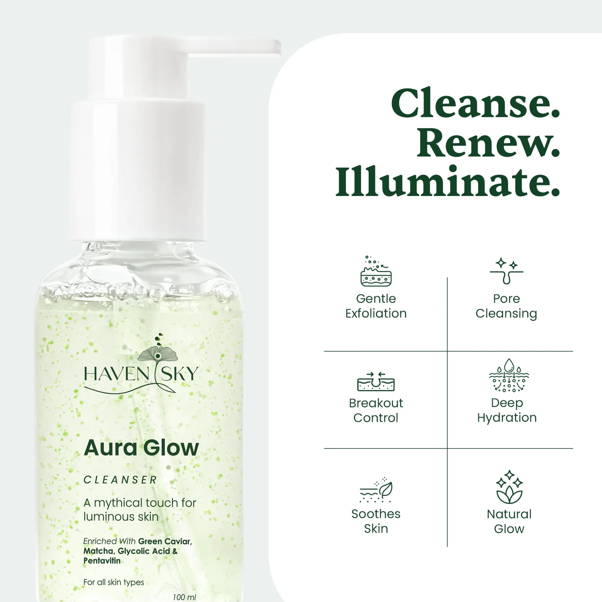 Haven Sky Aura Glow Face Cleanser thumbnail 2